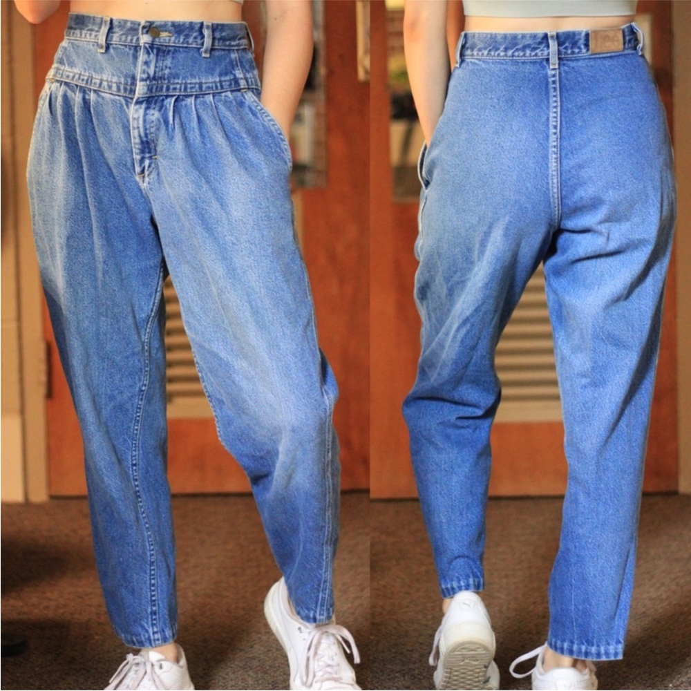 Vintage 1980’s/90’s High Rise Pleated Yoke Jeans